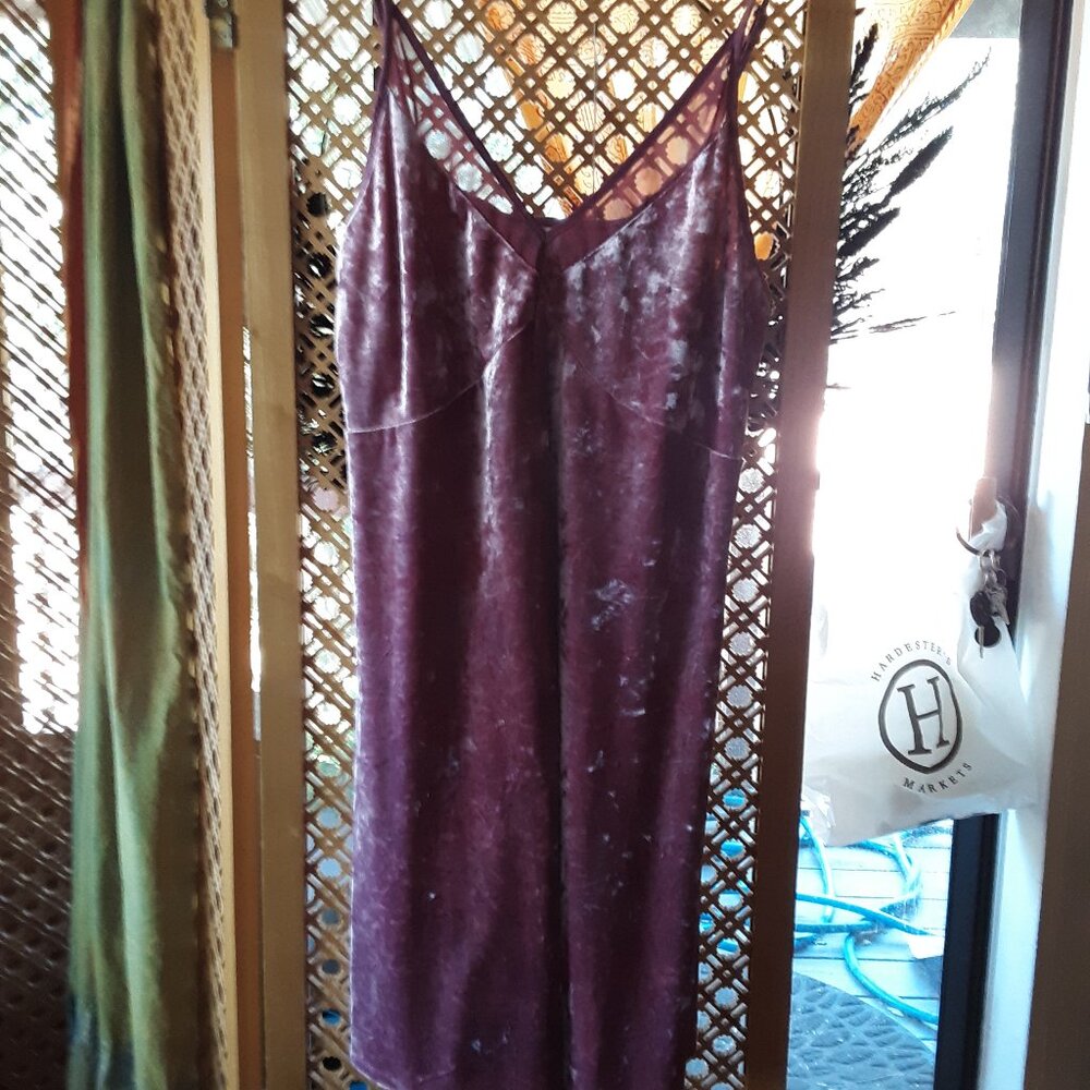 Dusty Pink with Sheer accents stretch velvet short dress